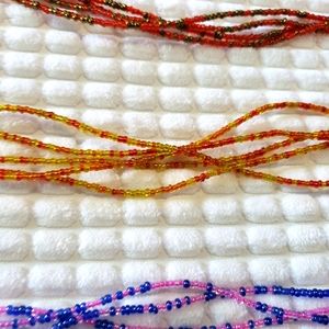 Waist beads primary red color